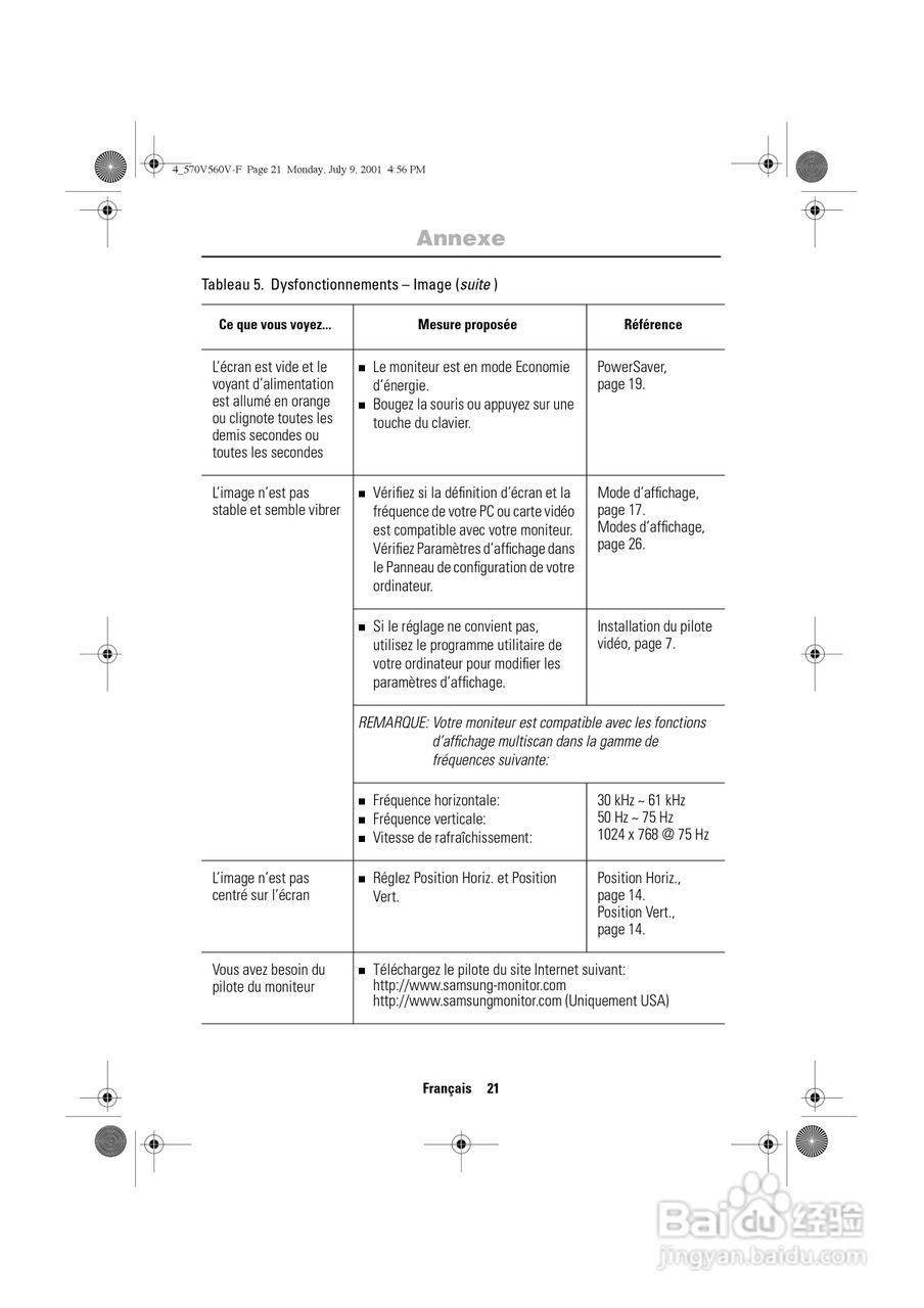 三星560VTFT液晶显示器使用说明书:[3]