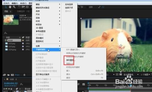 ae如何对多个图层序列排序