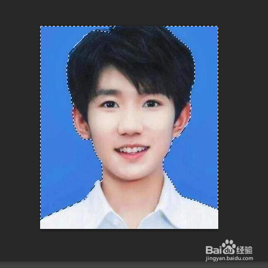 证件照如何用ps快速换底色