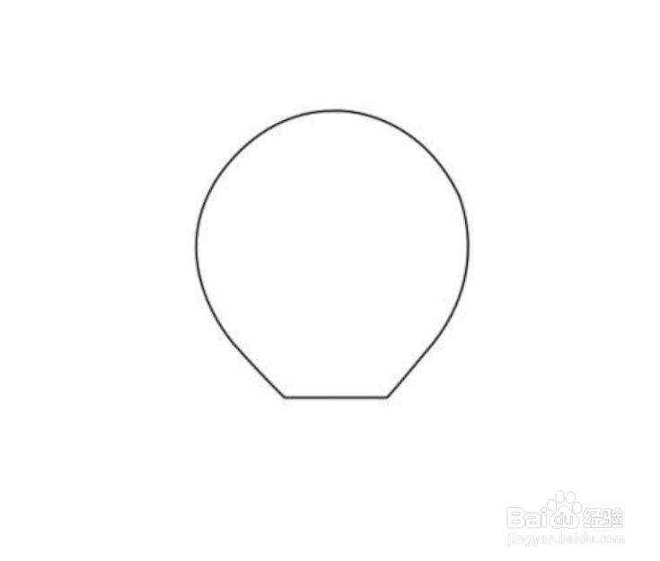 如何画灯泡简笔画