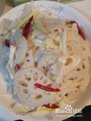 怎么自制凉菜莲藕
