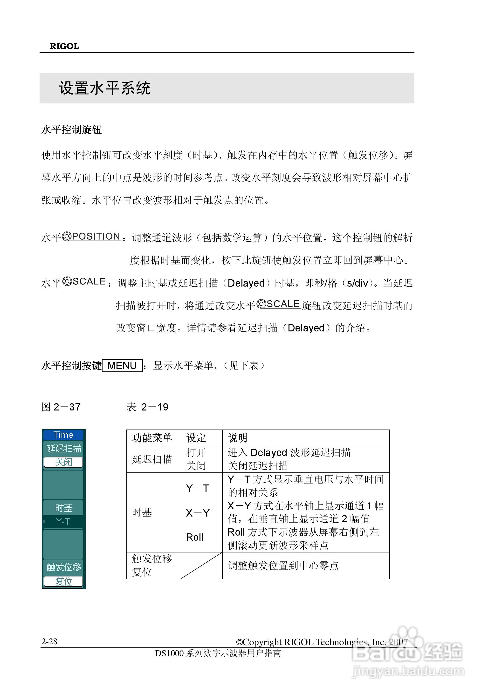 RIGOL数字示波器 DS1000 用户手册:[6]