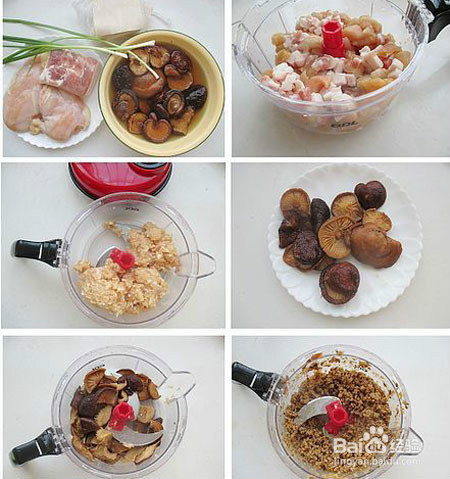 上班族快手早餐:香菇鸡肉馄饨
