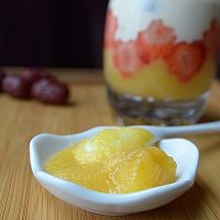 贡茶店里高颜值甜品----黄桃红枣思慕雪