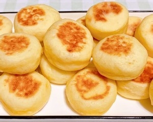 简易版宝宝奶香山药小松饼
