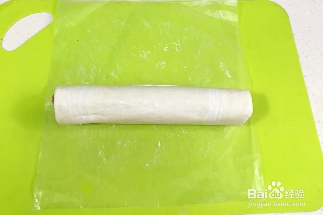 好吃的香肠飞饼卷