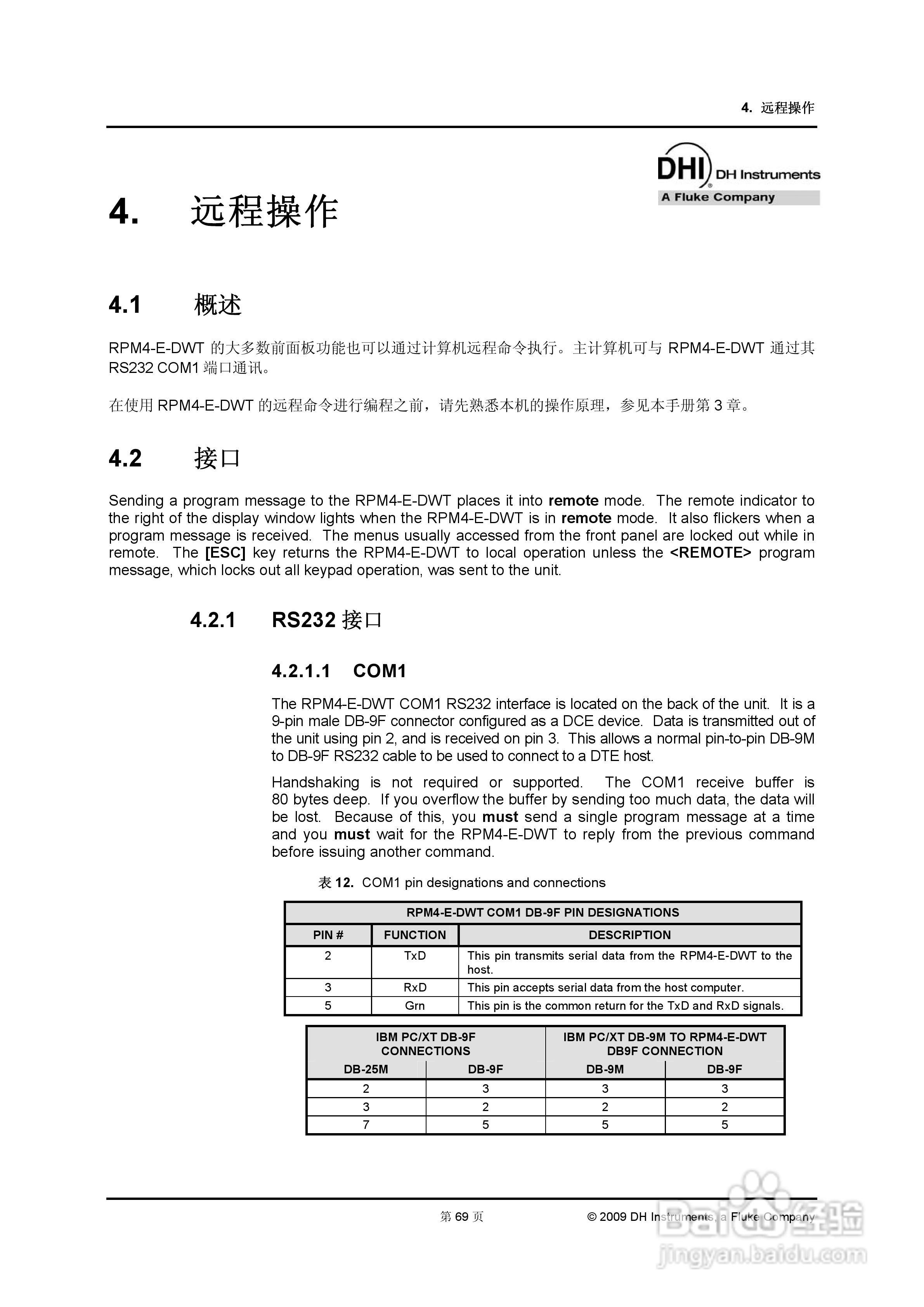 福禄克EDWT 数字式压力校准器用户手册:[9]