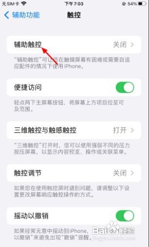 iPhone13pro小圆点在哪设置？