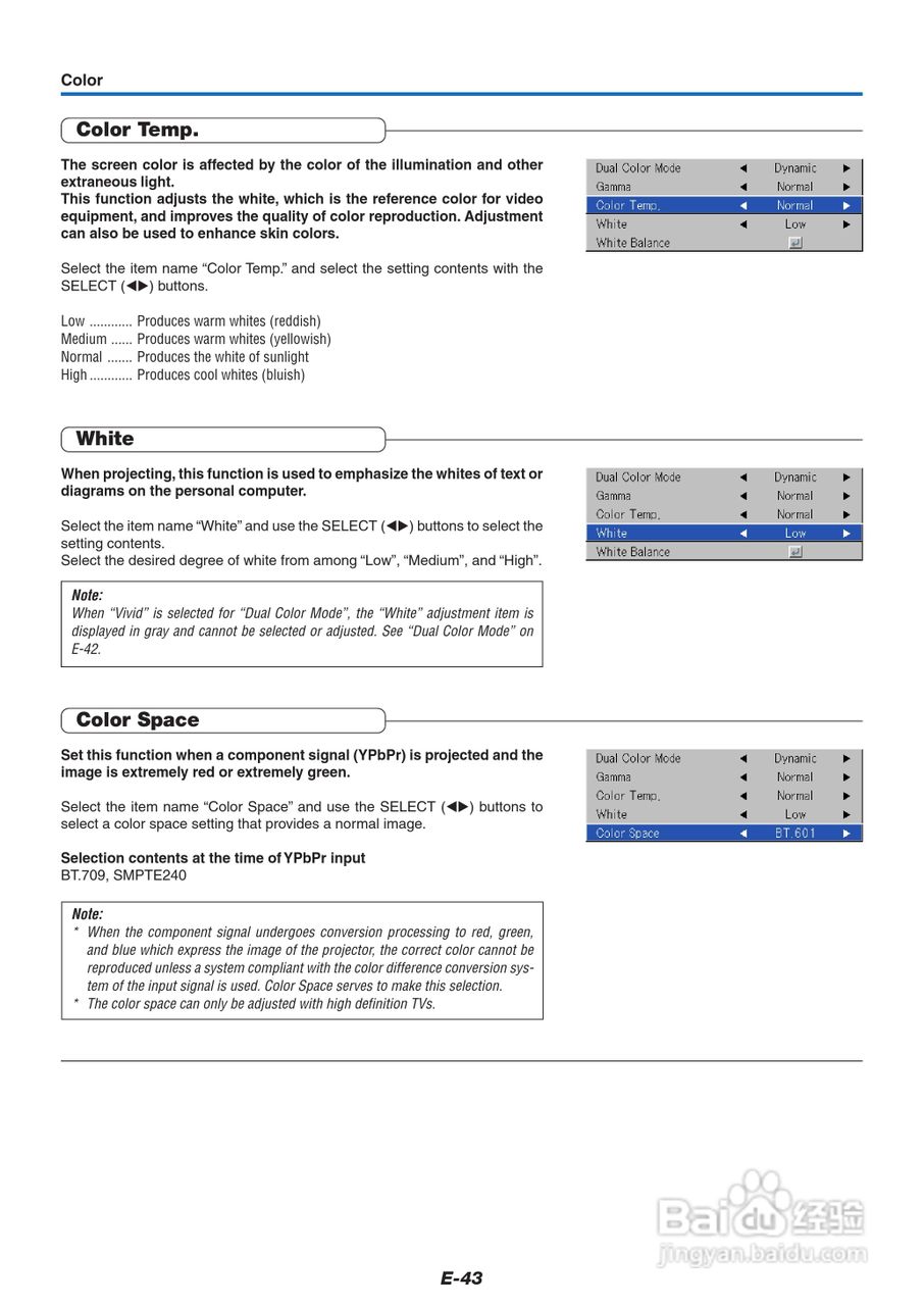 PLUS V-339投影机使用说明书:[5]