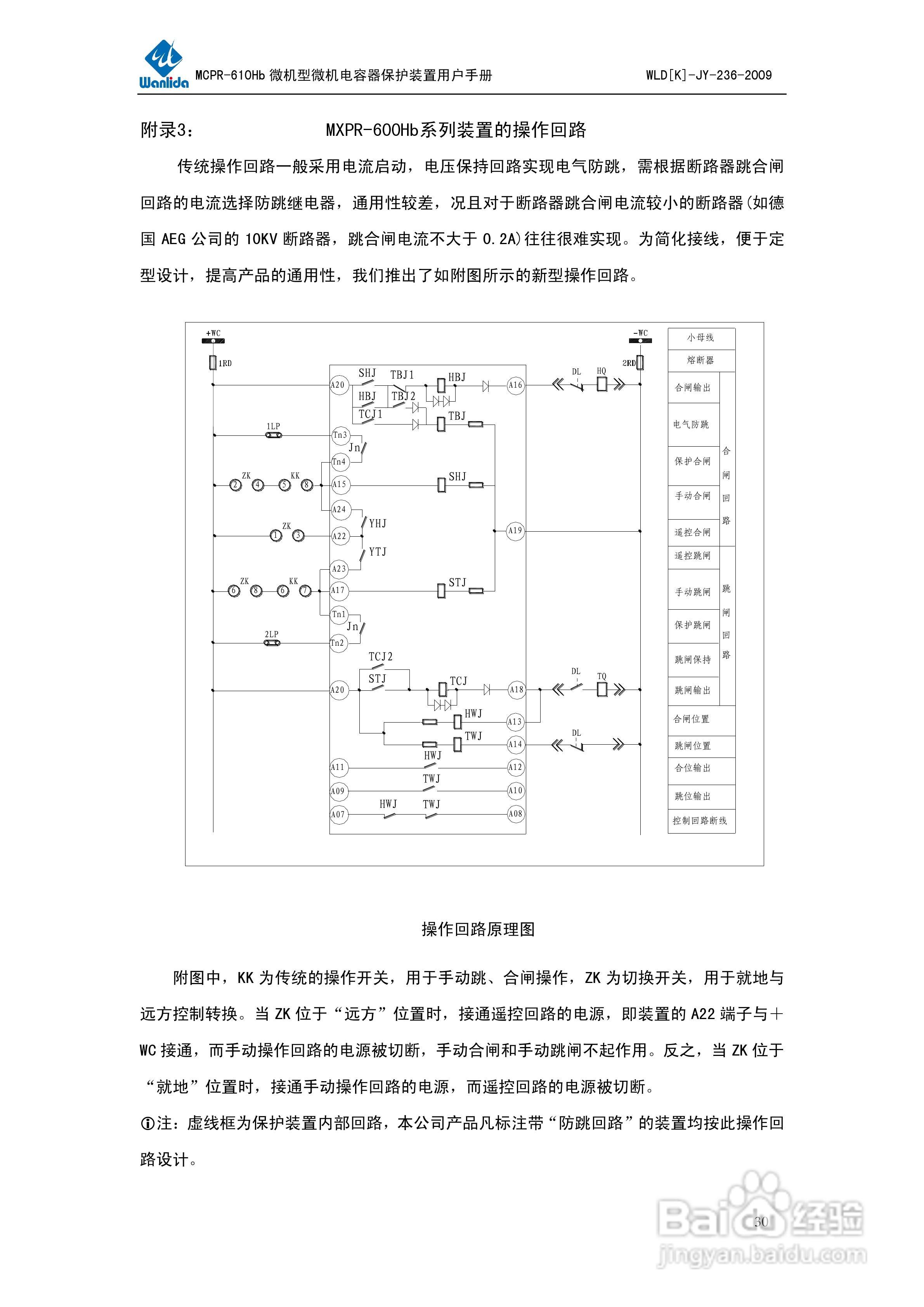 MCPR-610Hb微机型电容器保护测控装置用户手册:[4]