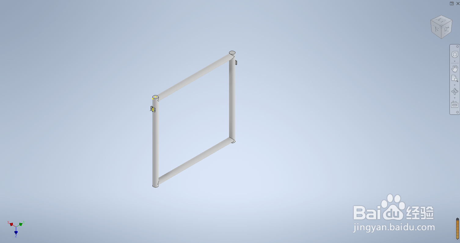 Inventor查看零件重心位置的步骤