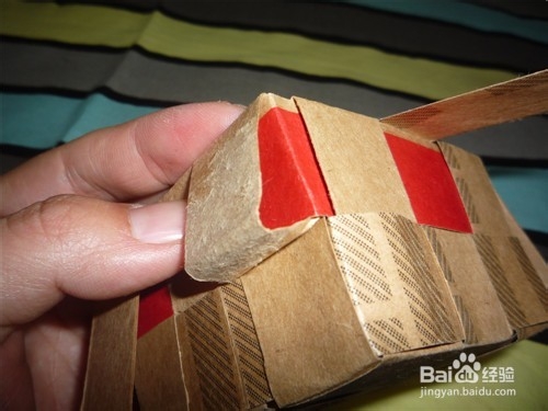 旧物改造----牛皮纸购物袋改造的小花篮