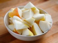 雪梨枸杞粥的做法