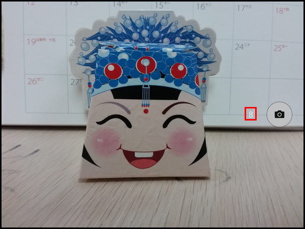 Samsung Galaxy Tab S2 SM-T713(6.0.1)如何使用连拍功能?