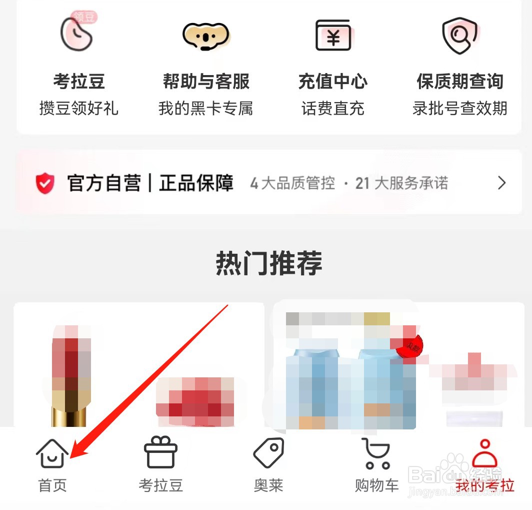 考拉海购怎么查看海外直购分类