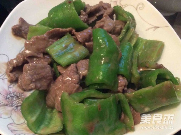 最爱吃的肉(青椒炒牛肉)