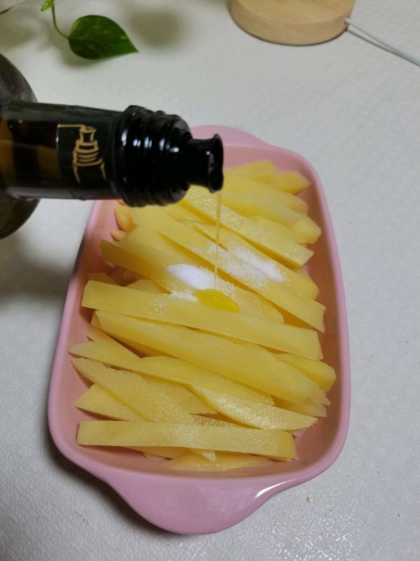 自制无油炸薯条