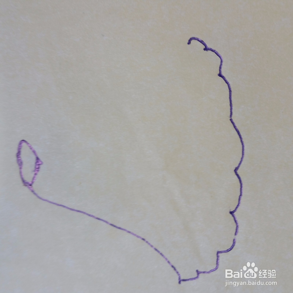 服饰简笔画连衣裙