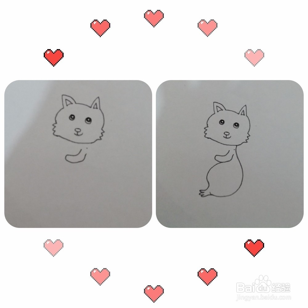 儿童简笔画小松鼠