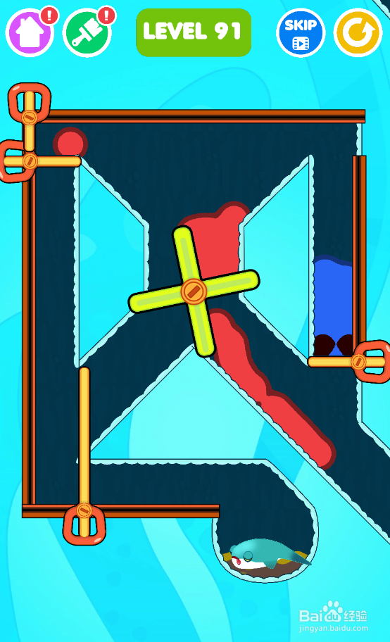 Save The Fish的LEVEL 86如何过关？