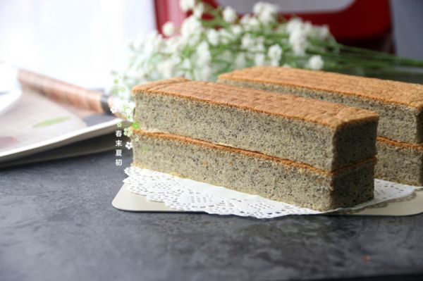 黑芝麻日式棉花蛋糕