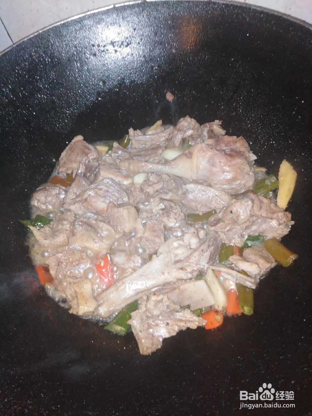 青海带如何炒鸭肉