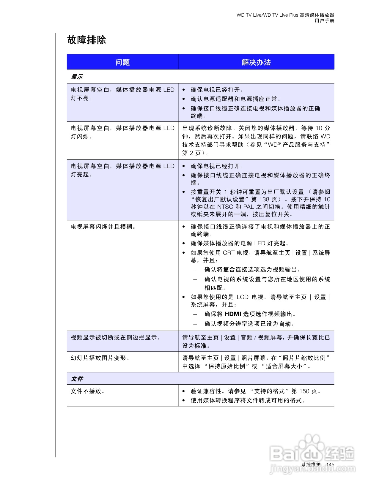 WD TV Live WD TV Live Plus高清媒体播放器用户手册:[8]