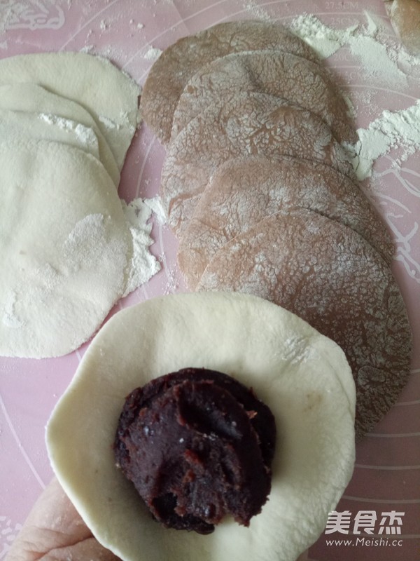 小熊豆沙包的做法