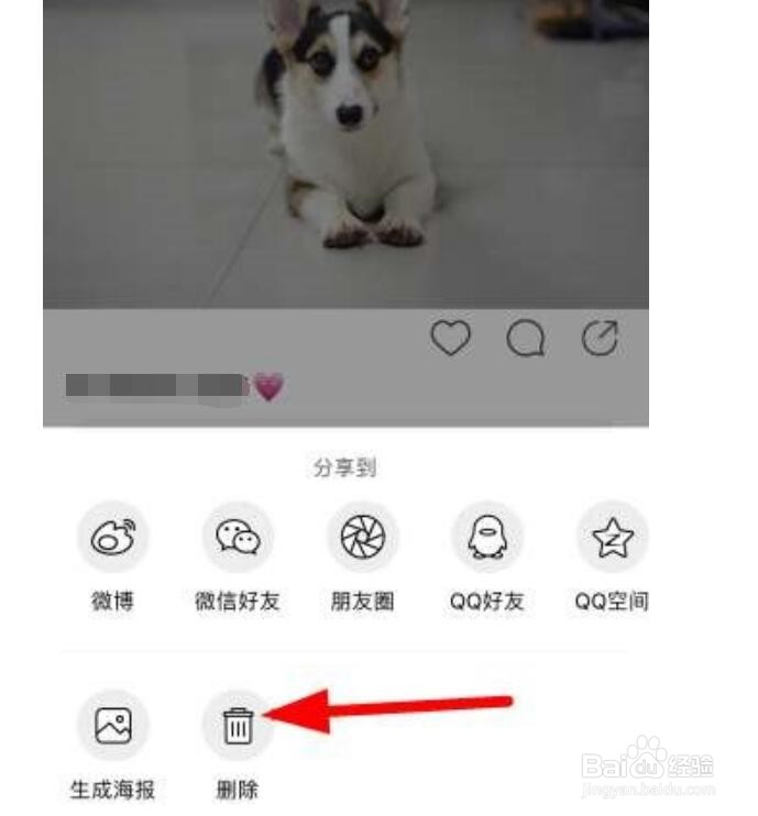 绿洲怎么删除动态