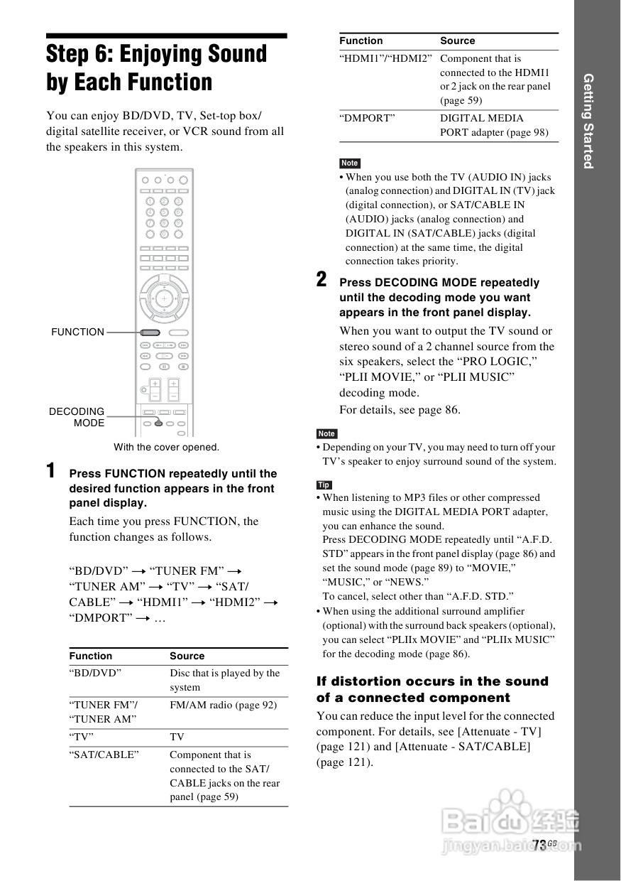SONY BDV-IS1000蓝光DVD无线环绕家庭影院用户手册:[4]