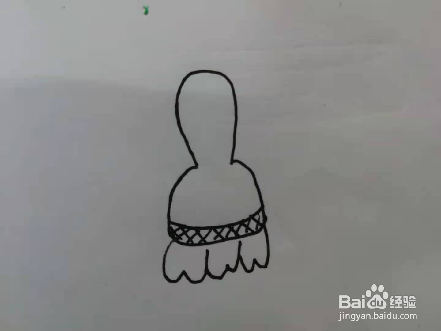 简笔画小刷子