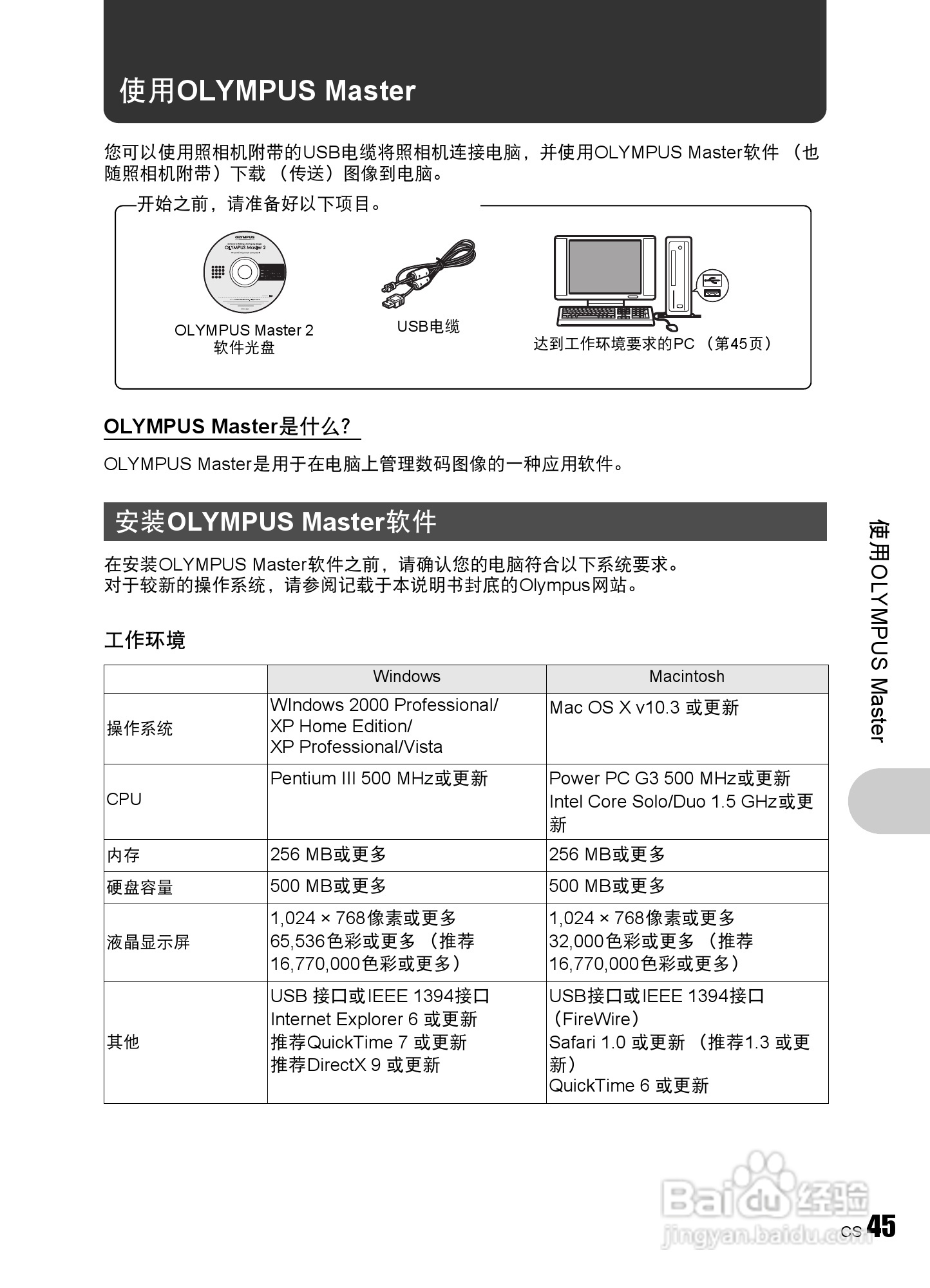 OLYMPUS数码照相机Stulus840U840使用说明书:[5]