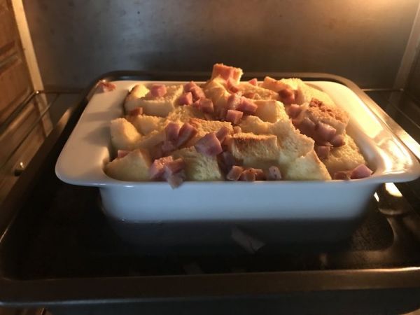 焗布丁吐司#在家打造INS风美食#