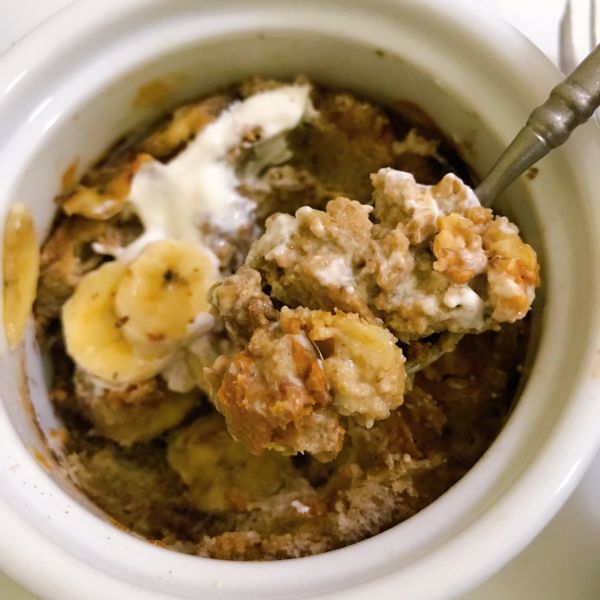 巧克力味燕麦面包布丁