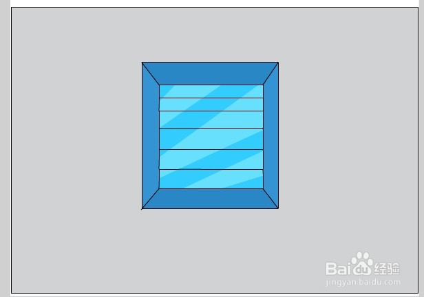 flash绘制一个立体窗户的方法