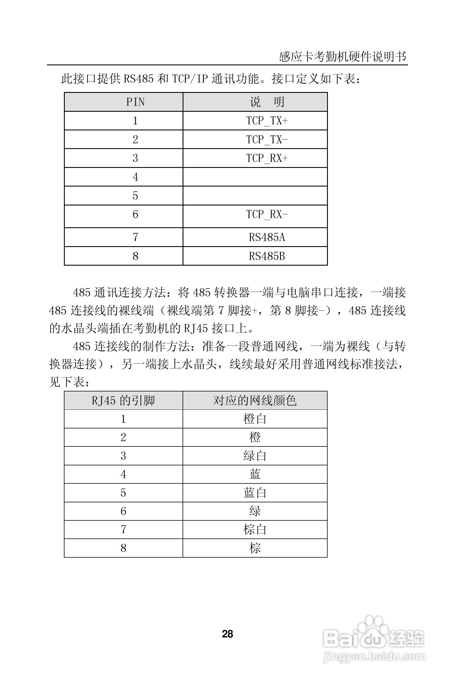 科密KD3X_KC35感应卡考勤机硬件说明书:[3]