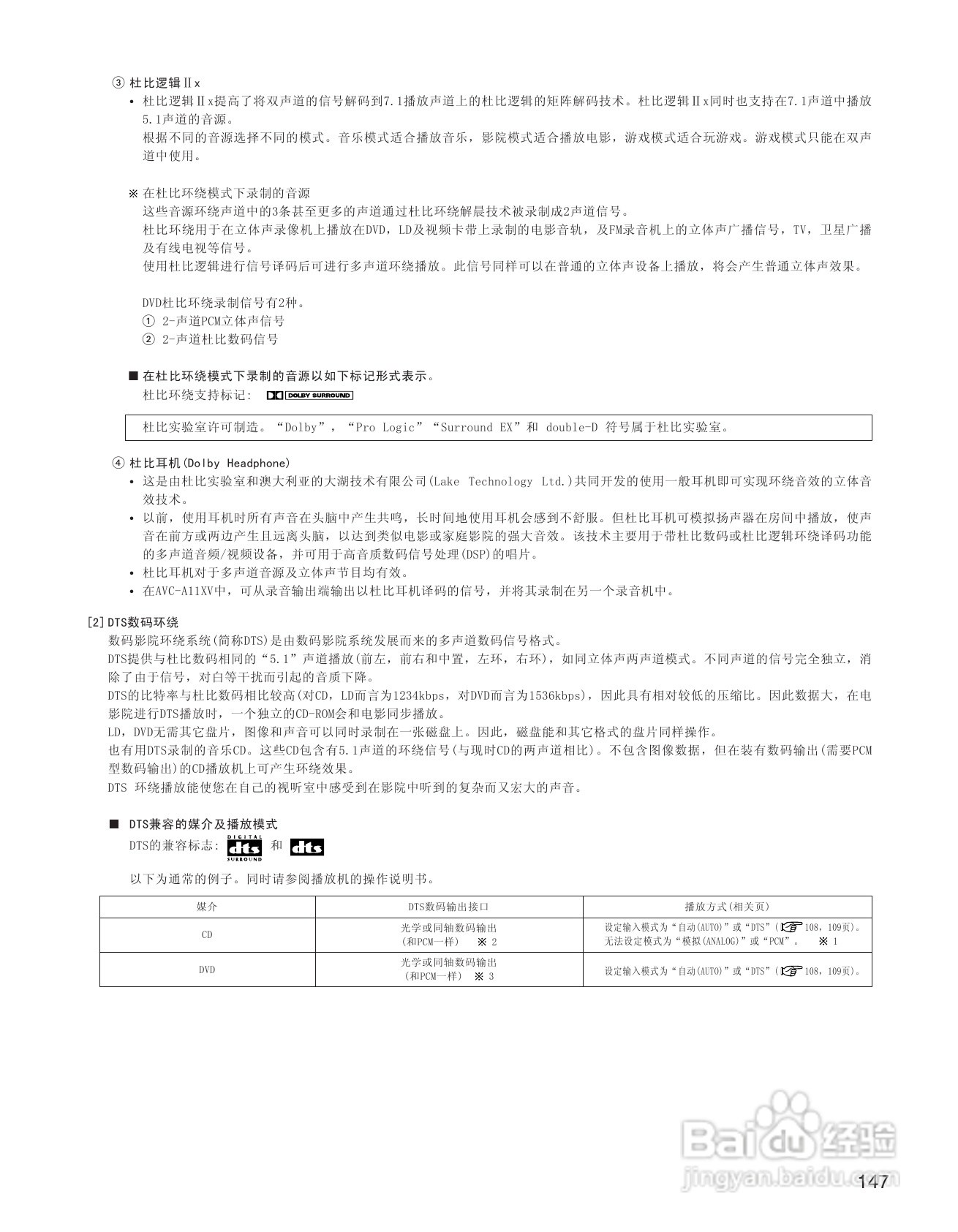 天龙AVC-A11XV 环绕音效扩大机说明书:[8]