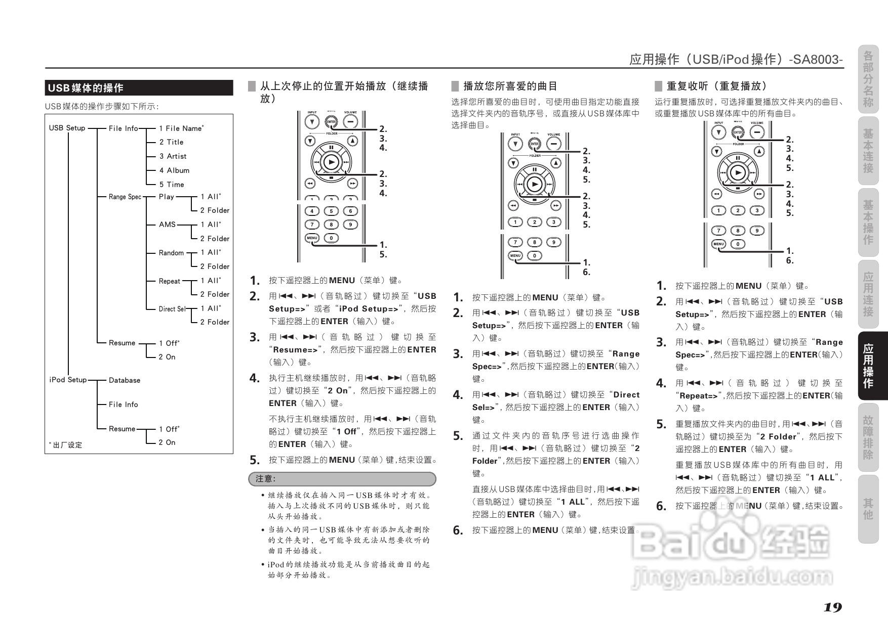 马兰士SA8003 CD播放机使用说明书:[2]