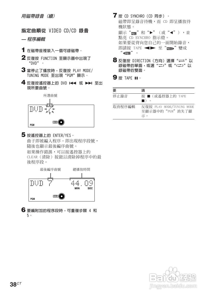 索尼CMT-M90DVD迷你组合音响使用说明书:[2]