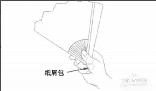 如何转扇子慢动作图片