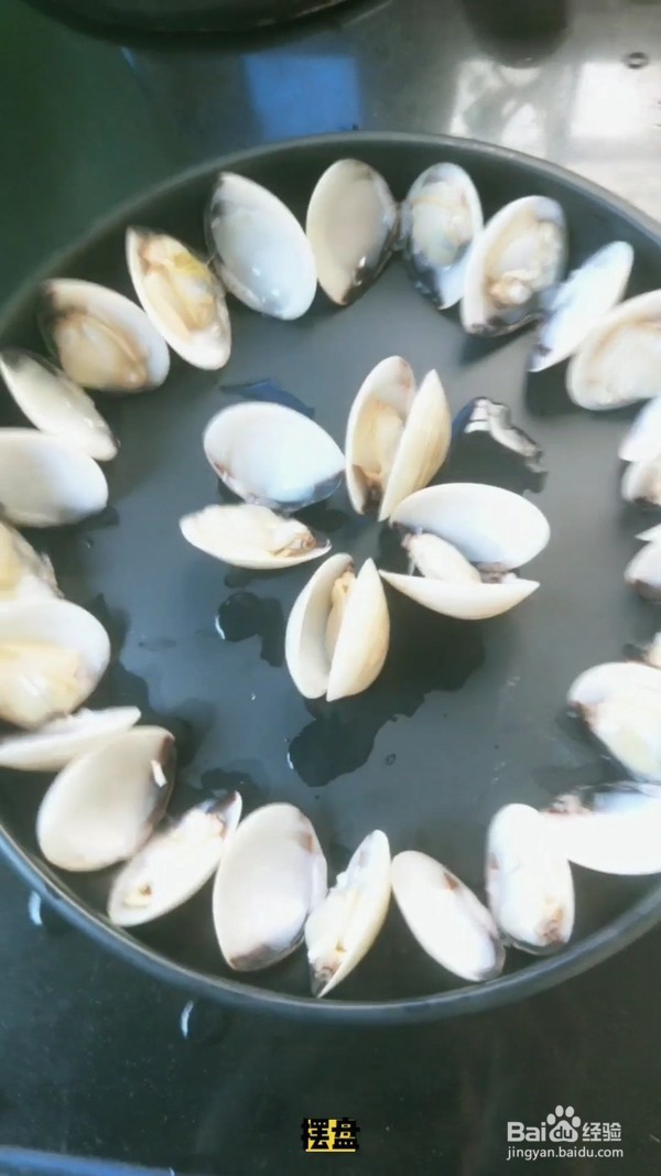 白贝蒸蛋的做法