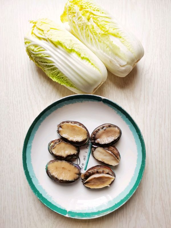金汤白菜烧鲍鱼