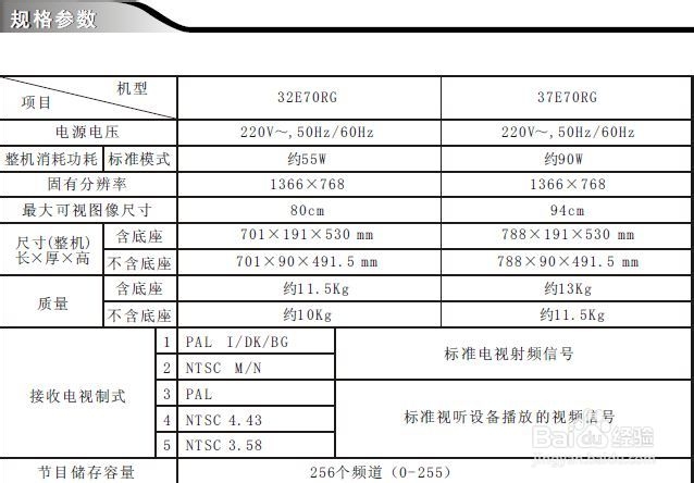 创维32E70RG液晶彩电使用说明书：[5]