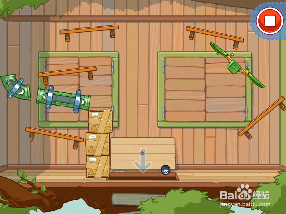 神奇的阿力攻略第四关12-22(最少道具三星过关)