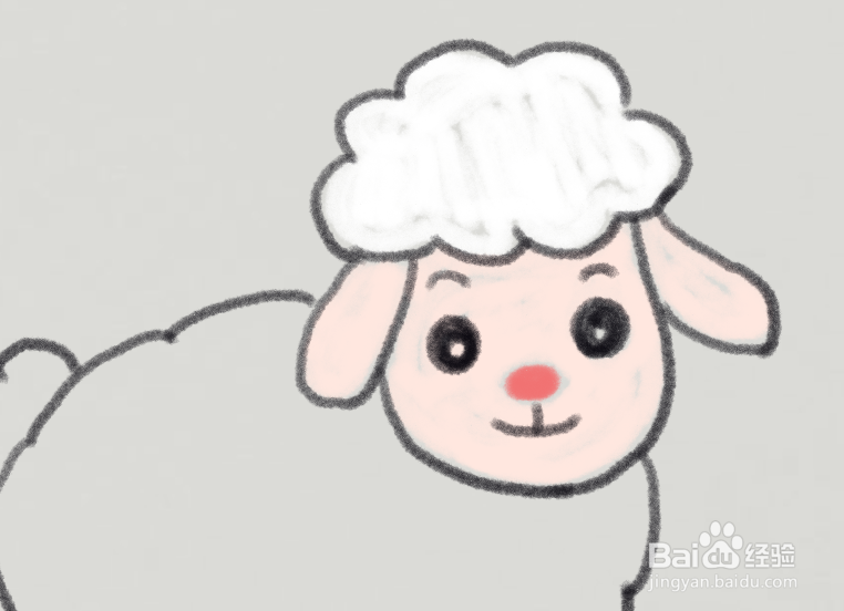 #新人打卡#绵羊怎么画