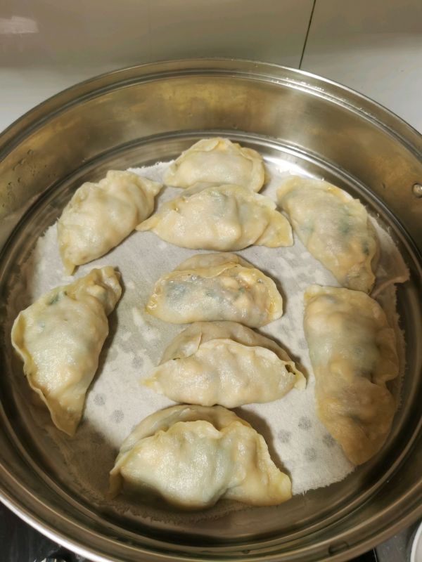 香菇油菜豆腐粉条包子