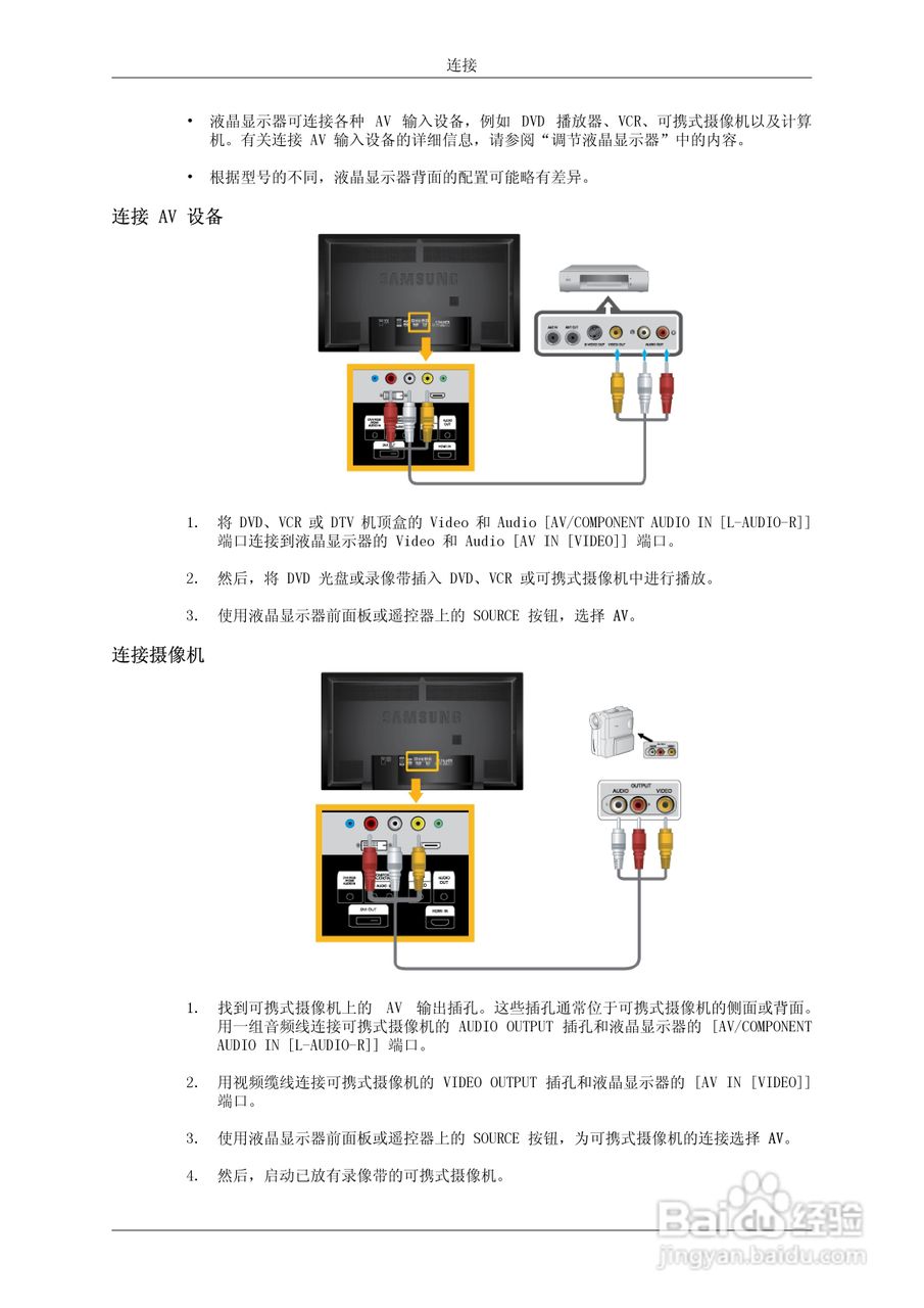 三星650TS-2液晶显示器使用说明书:[3]-百度经验