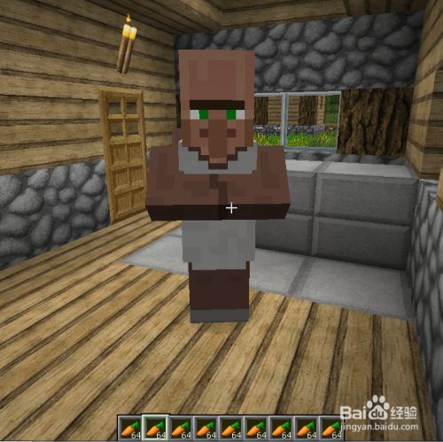 我的世界村民怎么吃饭 百度经验