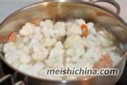 虾干白花菜制作
