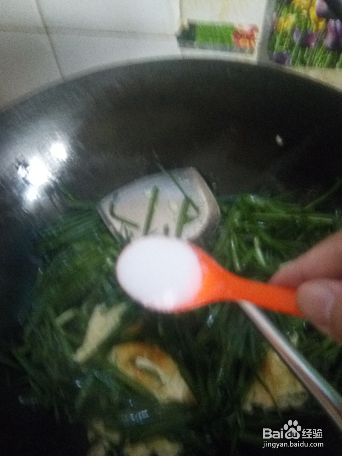 家常菜韭菜炒鸡蛋